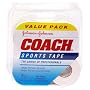 Johnson & Johnson Coach Sports Tape (1.5-Inch x 10-Yard Rolls), 4-Count Rolls (Pack of 2)