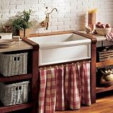 Herbeau 4603 Luberon Fireclay Apron Front Farm House Sink with Drain