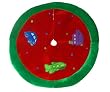 20" Cute Red Car, Plane and Boat Mini Christmas Tree Skirt
