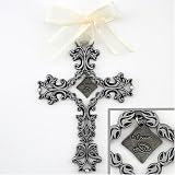 60th Wedding Anniversary Cross Ornament Gift