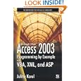 Access 2003 Programming by Example with VBA, XML, and ASP