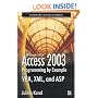 Access 2003 Programming by Example with VBA, XML, and ASP