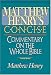 Matthew Henry's Concise Commentary on the Whole Bible