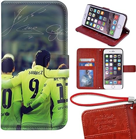Messi Wallet Case, Lionel Messi iPhone 6S Plus Wallet Case 5.5" Card Slots Flip Magnetic PU Leather iPhone 6 Plus Wallet Case