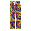 Kids Grandma Pants Groovy Tie-Dye Pants - Pink/ Yellow