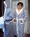 Armani International, Nautical Collection 3-peices, European made Bath Robes (Medium) and Two Towels