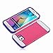 Galaxy S6 Edge Case, MEKO [Fashion Style] Full-Body Rugged Dual Layer Galaxy S6 Case [Ultra Hybrid] Scratch Resistant Case for Samsung Galaxy S6 Edge (2015) -- (Hot pink)