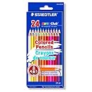 Staedtler Colored Pencils, 24 Colors, Pre-Sharpened (144ND24)