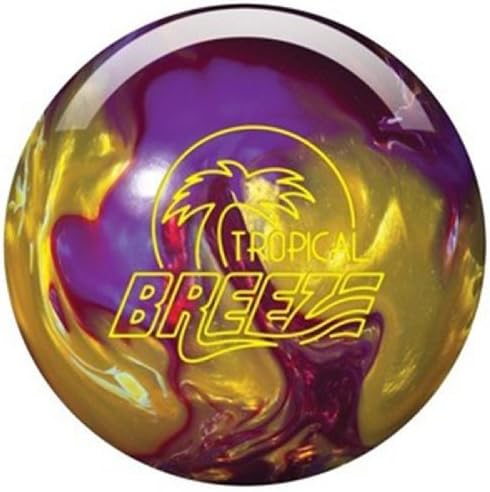 Storm Tropical Breeze Bowling Ball, Purple/Gold/Cherry , 14-Pound