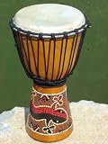 24X12 Djembe Hand Drum-Lizzard design