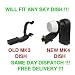 from VISIBLEWAVE VISIBLEWAVE SKY QUAD LNB With both New and old Brackets