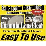 Headlight Restoration Kit For Automotive HeadLamp Cover Cleaner Kit Plastic Lens by Formula Lensclear