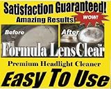 Restoration of headlights for automotive, Formula plastic headlight lens cleaning kit lens
