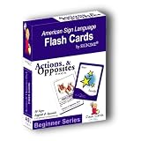 Sign2Me - ASL Flashcards: Beginners Series - Actions & Opposites (Incl. ASL + English + Spanish) (English and Spanish Edition)