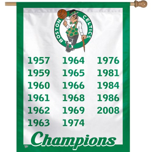 Wincraft Boston Celtics Championship Banner Vertical Flag