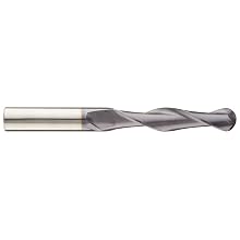 Precision Twist EB6302V Solid Carbide End Mill, TiAlN Coated, 2 Flute, Ball End