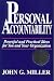 Books : Personal Accountability : Powerful and Practical Ideas for You and Your Organization