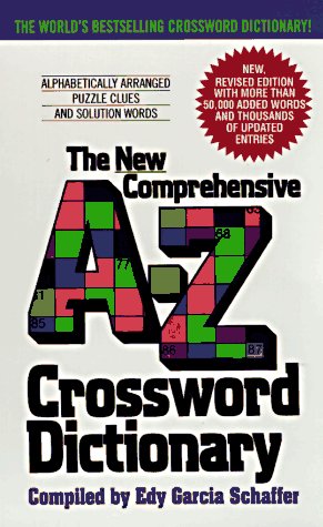 New Comprehensive A-Z Crossword Dictionary