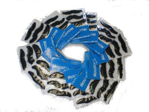 12 Pack Stylish Funny Costume Mustaches / Moustaches (36 pcs): Cosplay Party Use