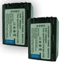 PRO SERIES Equivalent SONY High Capacity NP-FH30 / FH40 / FH60 / FH70 / NP-FP50 / FP70 /FP30 Li Ion Battery 2-PACK for HDR Series and Many More Camcorder Models