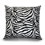 Zebra Pillow Sham, 26-inch-by-26-inch