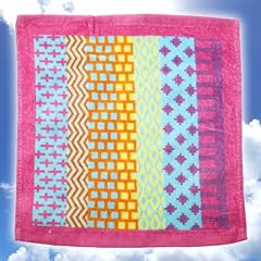 【CrazyMix】【5枚で1050円】新作・使いやすい大きさ・プリントデザイン・ハンドタオル・ふんわり・スポーツに海にプールにお風呂に・使い心地満点!