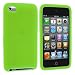 Electromaster(tm) Brand - Neon Green Silicone Rubber Gel Soft Skin Case Cover New For Ipod Touch 4th Generation 4g