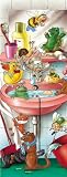 Brewster Wallcovering 2-1055 Bathroom 2 part Door Mural 3' 2