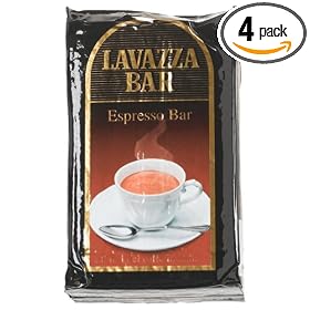Lavazza Espresso Bar, Ground, 8.8-Ounce Bags (Pack of 4)