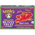 BUY : Annie's Homegrown Berry Patch Organic Bunny Fruit Snacks, 5-Count Pouches (Pack of 4)