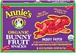 Annie's Homegrown Berry Patch Organic Bunny Fruit Snacks, 5-Count Pouches (Pack of 4)