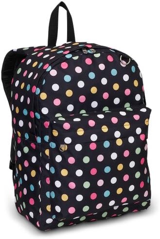 Everest Standard Full Size Backpack Polka Dot Print