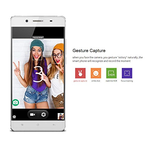 Imagen 7 de Cubot X17 4G LTE Smartphone 5.0 FHD 1080 * 1920 Android 5.1 MTK6735 1.3GHz Quad Core 64 bits 16.0MP 3G RAM 16G ROM Doble Tarjeta