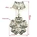 Antique Silver Six Petals Alloy Flower Pendant Charm for Diy Scarves,hot,pt-616