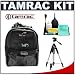 Tamrac 5256 CyberPack 6 Photo/Computer Digital SLR Camera Backpack (Black) + Tripod + Accessory Kit for Canon Rebel XSi, XS, T1i, T2i, EOS 50D, 5D, 7D, Nikon D3000, D5000, D40, D60, D90, D300, D300s, Olympus Evolt E-30, E-450, E-520, E-620, and Sony Alpha A230, A330, A380, A450, A500, A550, A850