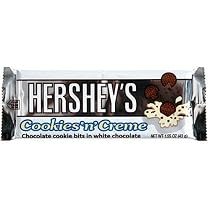 Cookies 'n' Creme Candy Bar, 1.55-Ounce Bars (Pack of 36)