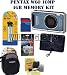 Pentax Optio W60 Digital Waterproof Camera Kit, Blue with 4 GB SD Memory Card, Table Top Tripod, Camera Case, Professional Lens Cleaning Kit, USB 2.0 SD Card Reader, Digital Memory Wallet