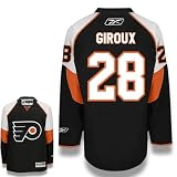 GIROUX #28 Philadelphia Flyers RBK Premier Third NHL Hockey Jersey by Reebok (NHLPA Certified Custom Sewn Authentic Twill)