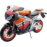 New Ray Honda Repsol 2009 CBR1000RR Replica Motorcycle Toy - Orange/Black/Red / 1:6 Scale