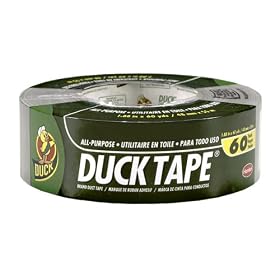 Duck 1.88-Inch-by-60-Yard All-Purpose Duct Tape, Gray