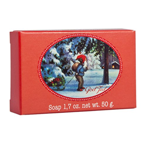 Victoria Christmas Soap - Elf pulling Sled 50g 1.7oz Soap Bar