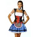 Dirndl blau/schwarz/wei�