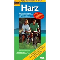 ADFC Regionalkarten, Harz: Alle Radtouren f�r Wochenendtour und Tagesausflug. Mit Stra�ennamen zur besseren Orientierung. Offizielle Karte des Allgemeinen Deutschen Fahrrad-Club e.V