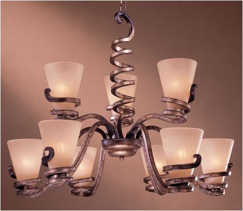 Minka 1768-211 Tofino 2 Tier Chandelier, Tofino Bronze