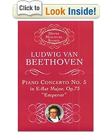 Piano Concerto No. 5 in E-flat Major: Op. 73 ("Emperor") (Dover Miniature Scores)