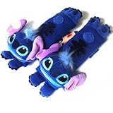 Disney Lilo & Stitch Multi Use Auto Car seat belt cover Plush Seat Shoulder Pad Cushion 2 pcs One Pair