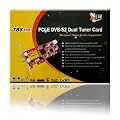 TBS Dual DVB-S2 High Definition Digital Satellite Tuner PCI Express Card HD (DVB-S2/DVB-S) Receiver