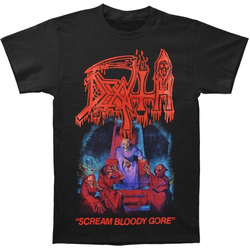 Death Men's Scream Bloody Gore T-shirt Black