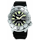 Seiko Mens SKX779 "Black Monster" Automatic Dive Polyurethane Strap Watch