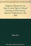 Organic materials for non-linear optics